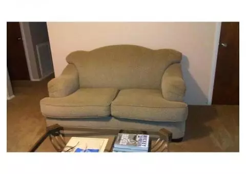 Couch - Love seat and chair with foot Rest
